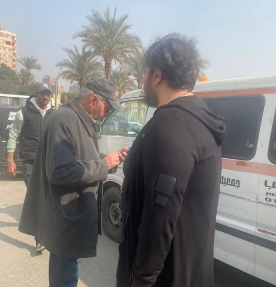 جنازة زوجة سامي مغاوري
