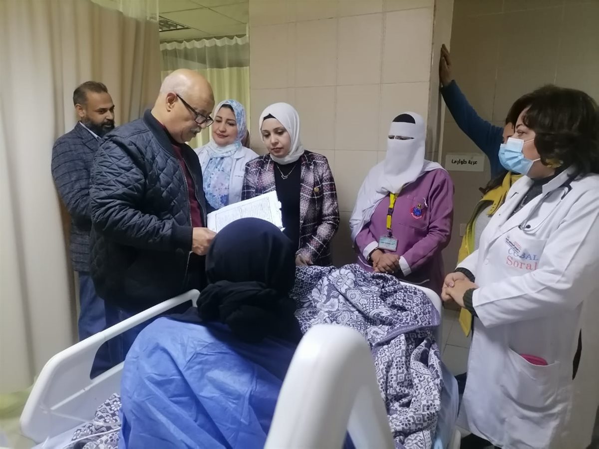 وكيل وزارة الصحة بالفيوم يفاجئ مستشفى طامية