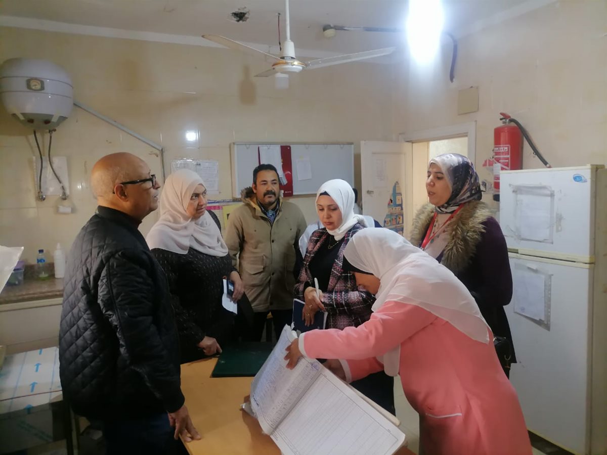 وكيل وزارة الصحة بالفيوم يفاجئ مستشفى طامية