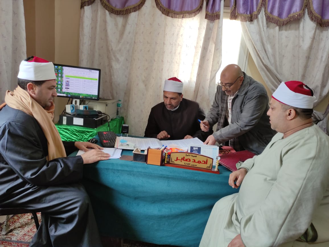 جولة مرورية مفاجئة لوكيل وزارة الأوقاف بالفيوم على إدارة أبشواي