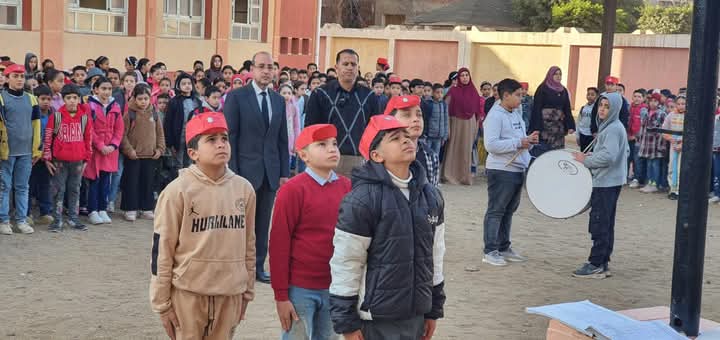 جانب من حضور طابور الصباح