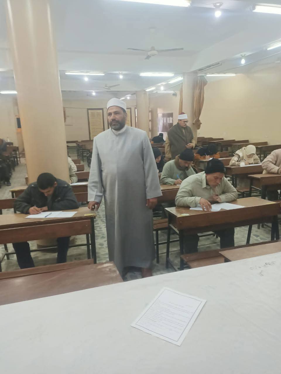 وكيل وزارة الأوقاف بالفيوم يتابع اختبارات دورة إعداد الخطباء والواعظات&nbsp;