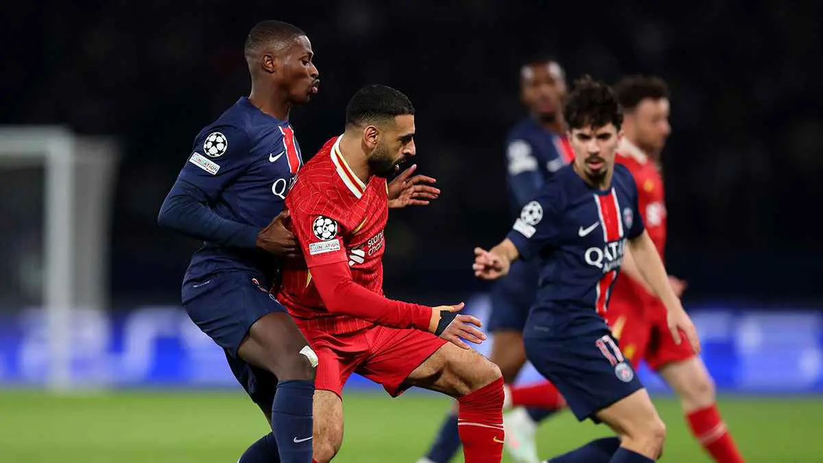 مباراة ليفربول وباريس سان جيرمان