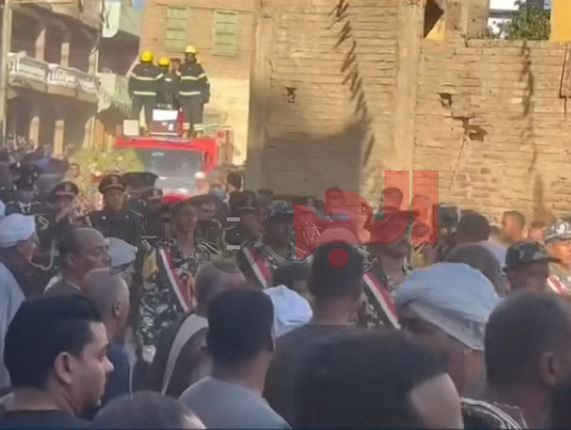 جنازة الشهيد النقيب محمود عبدالصبور