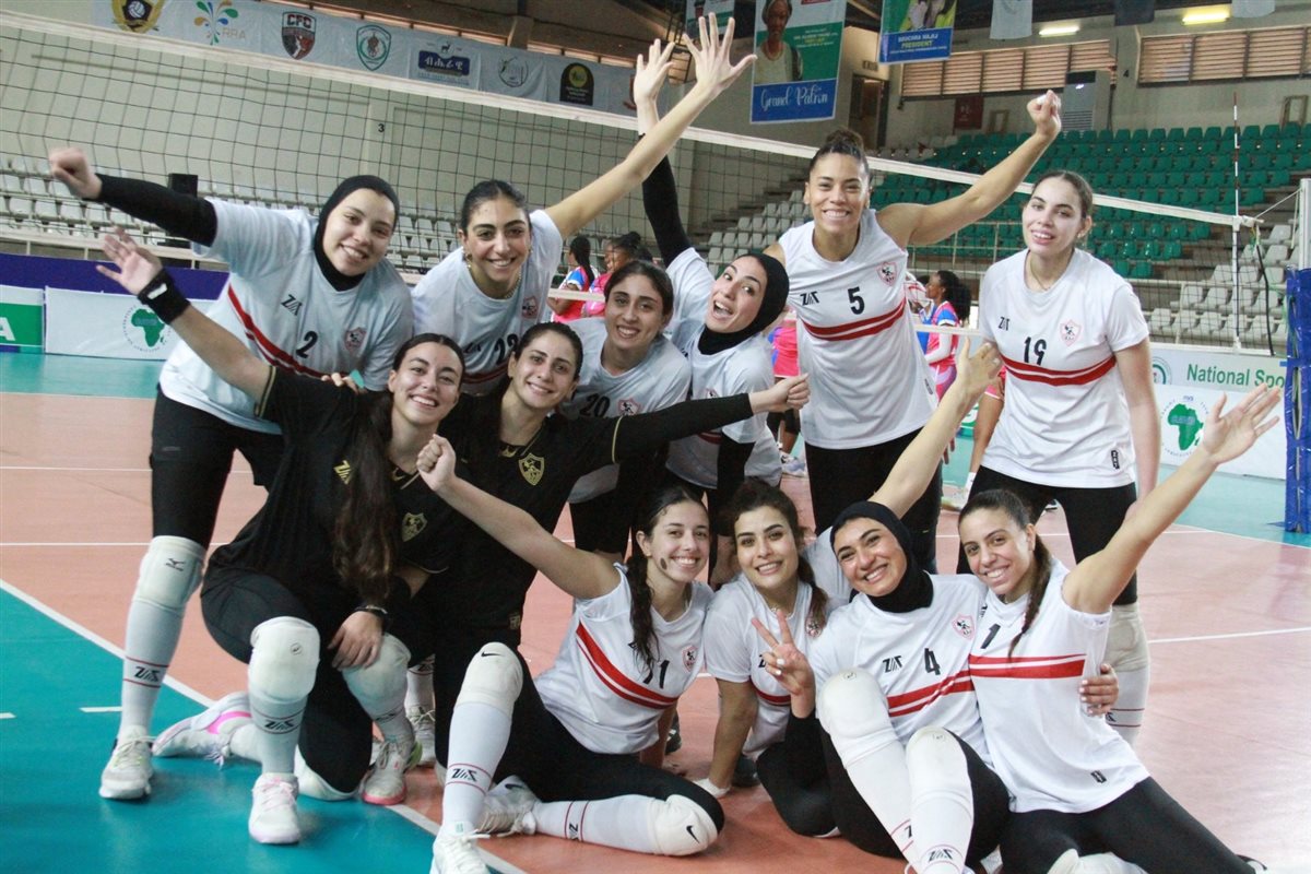 سيدات طائرة الزمالك&nbsp;