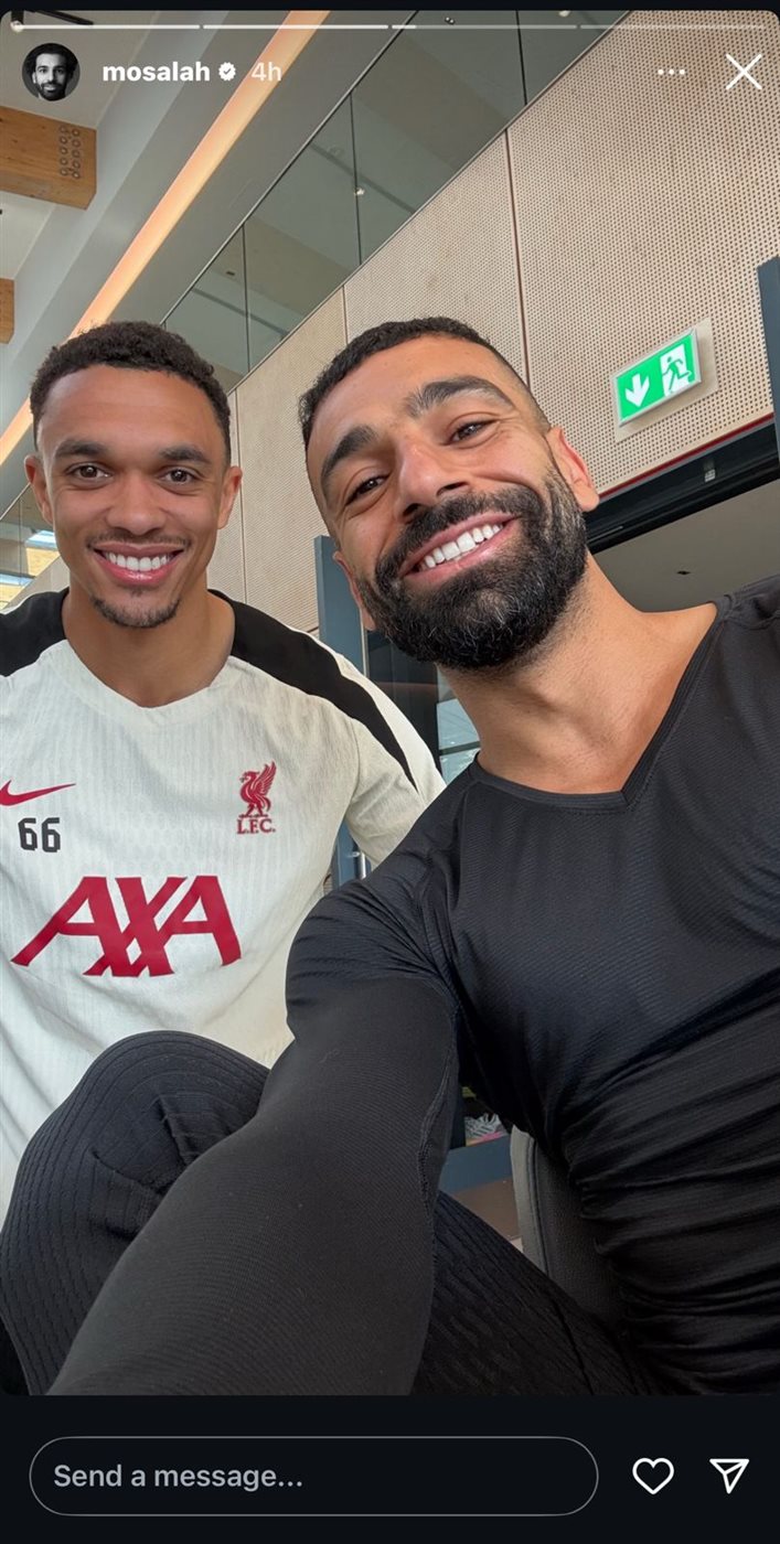 محمد صلاح وأرنولد