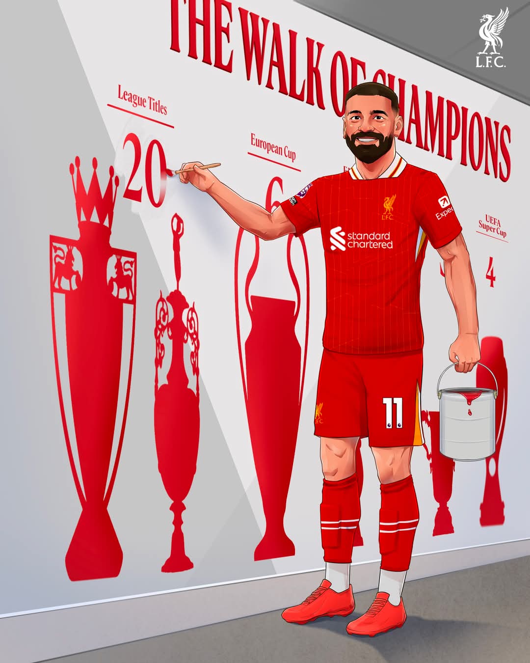 محمد صلاح يقود ليفربول للقب 20