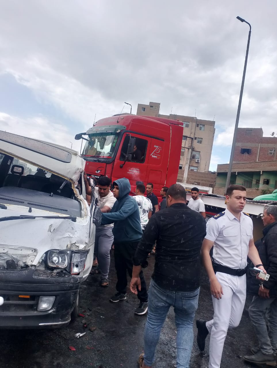 صورة من مكان الحادث&nbsp;