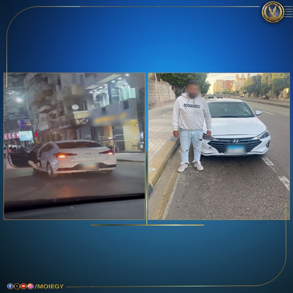 المتهم والسيارة المضبوطة&nbsp;