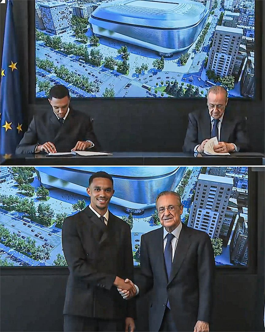 أليكسندر أرنولد يوقع على عقود انتقاله إلى ريال مدريد