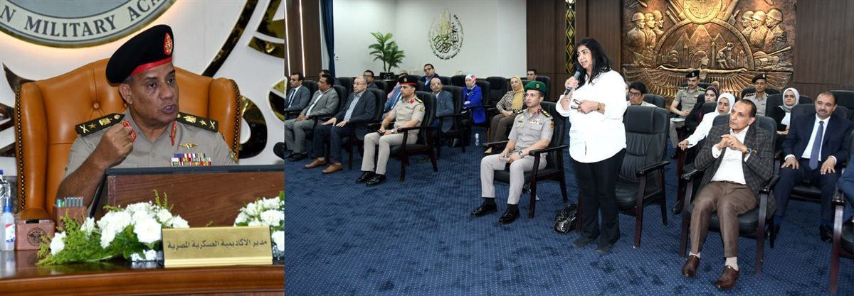 الفريق أشرف سالم مدير الأكاديمية العسكرية