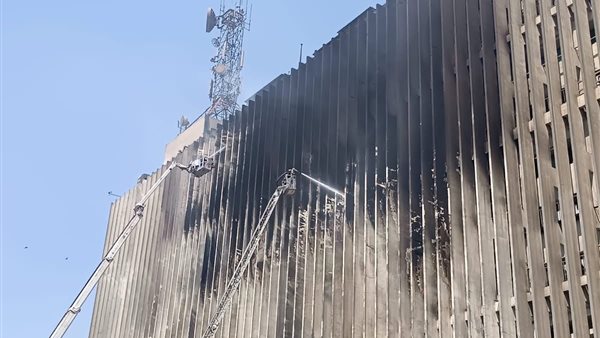 حريق سنترال رمسيس