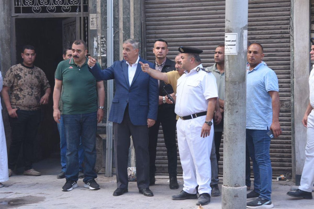 انهيار عقار في الإسكندرية