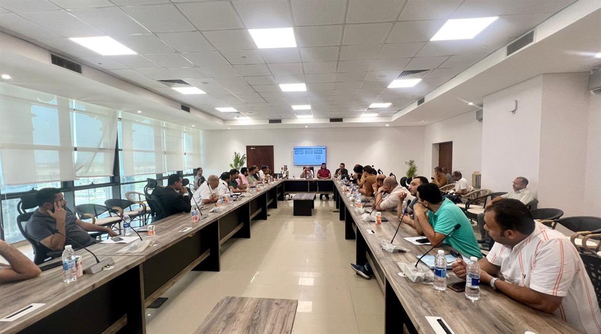 لقاء رئيس جهاز المنصورة الجديدة مع السكان