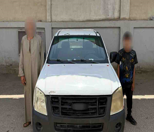 القبض على طفل يقود سيارة أعلى الطريق الدائري