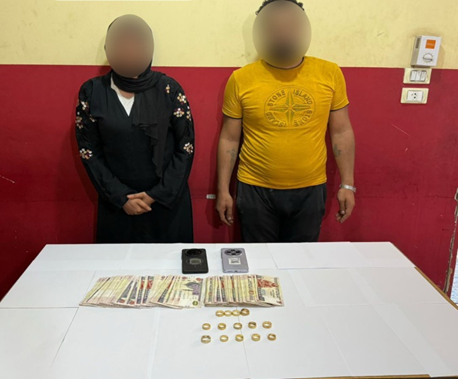 المتهمة بسرقة مشغولات ذهبية في الجيزة والمتهم الثاني عميل سيْ النية