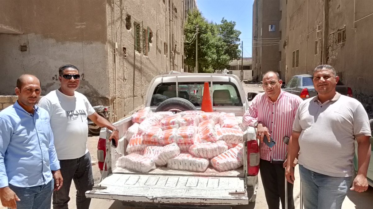 احدى حملات تموين الفيوم