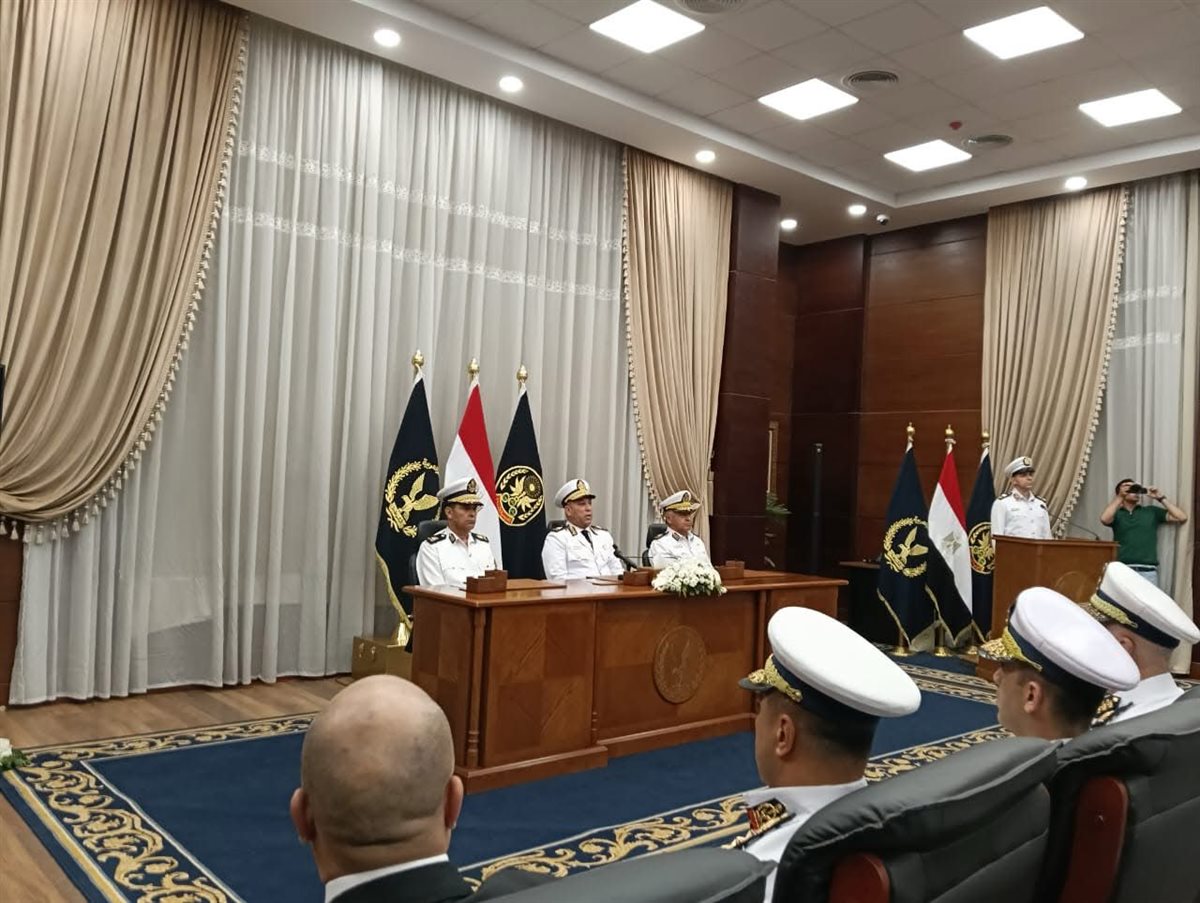 خلال المؤتمر الصحفي بأكاديمية الشرطة&nbsp;