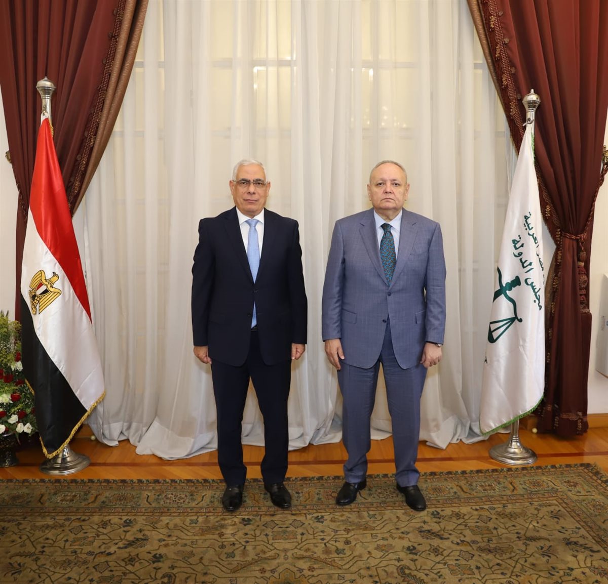 زيارة النائب العام لرئيس مجلس الدولة لتقديم التهنئة بمناسبة توليه منصبه