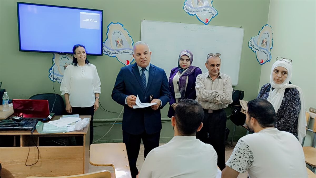 وكيل وزارة تعليم الفيوم أثناء ورشة العمل