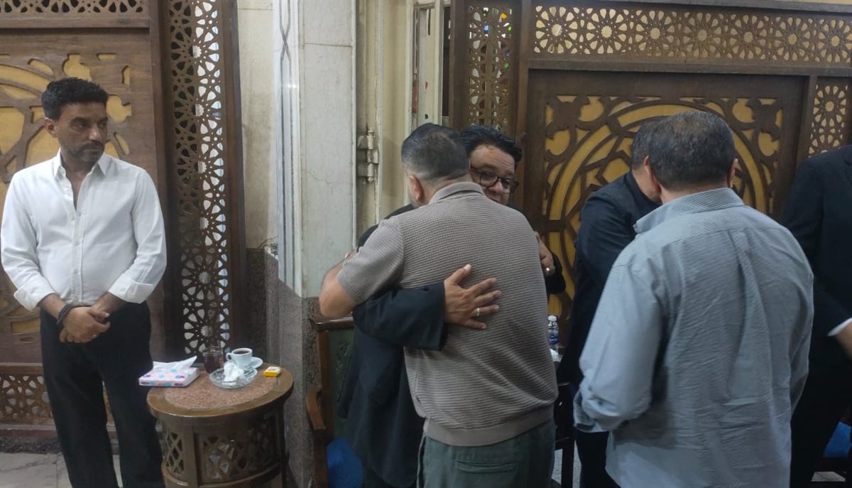 <strong>عزاء شقيق المخرج خالد جلال</strong>