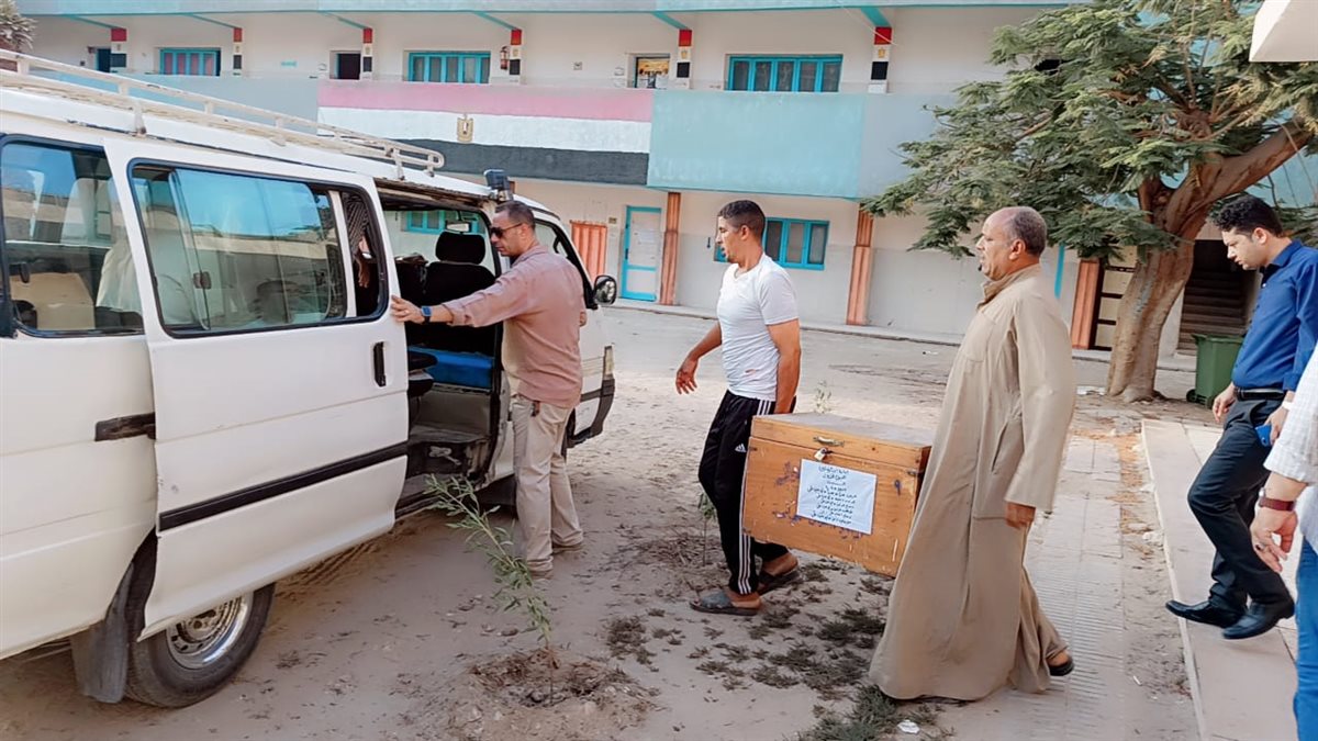 أثناء نقل امتحانات الدور الثانى الى اللجان