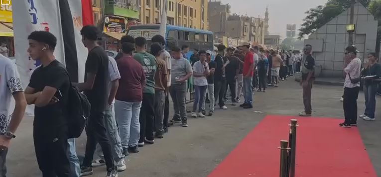 شباب الوايلي أثناء التصويت في مجلس الشيوخ&nbsp;