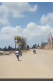 اللصوص أثناء الهروب