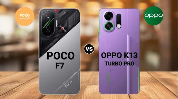 مقارنة بين أوبو K13 Turbo Pro 5G وشاومي Poco F7