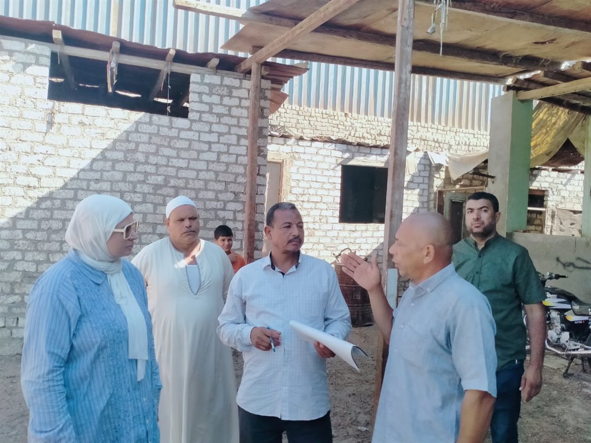 الدكتورة شيرين محمد رئيس مركز &nbsp;ومدينة ابشواى &nbsp;أثناء الحملة