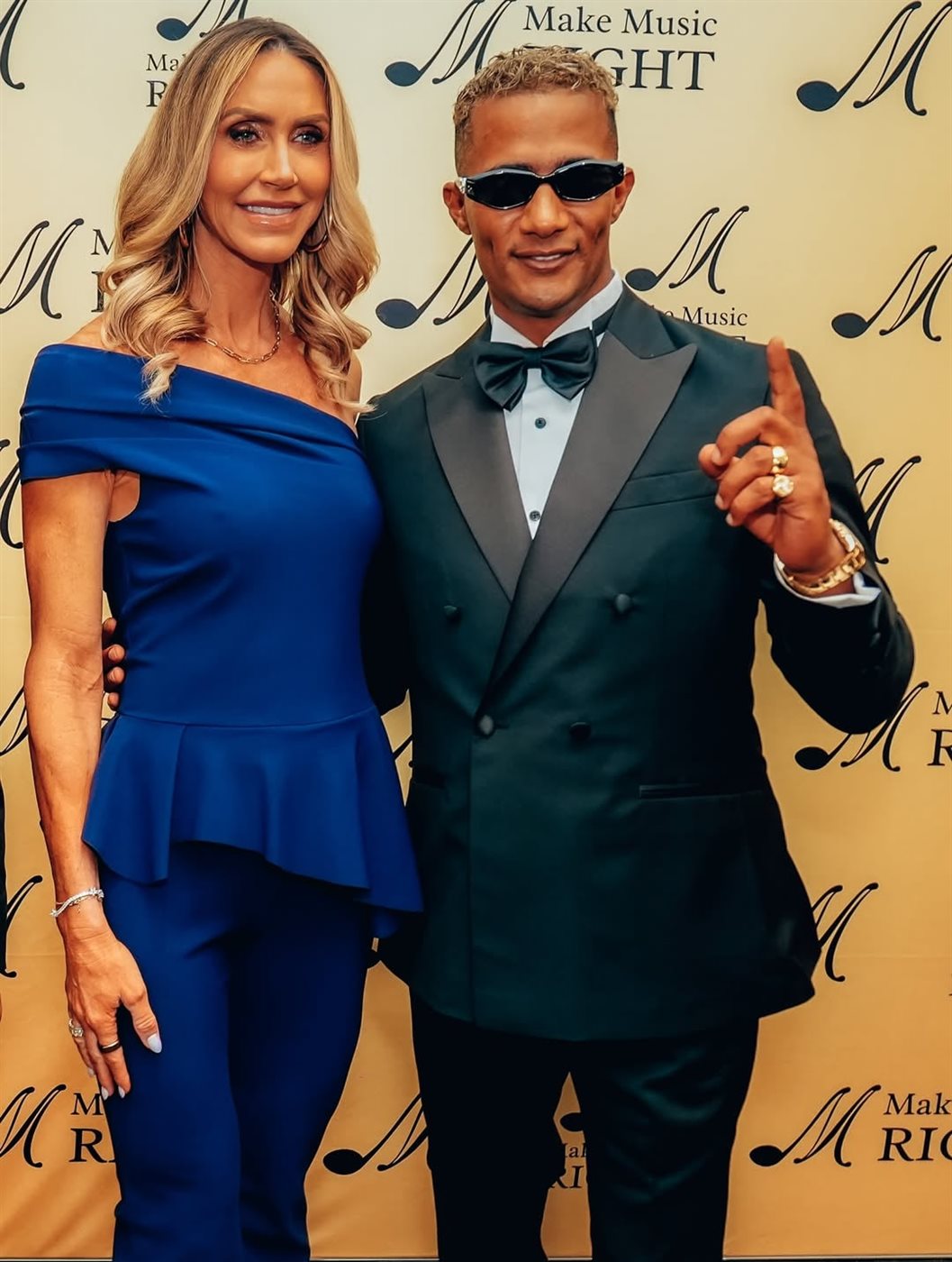 <strong>محمد رمضان ولارا ترامب</strong>