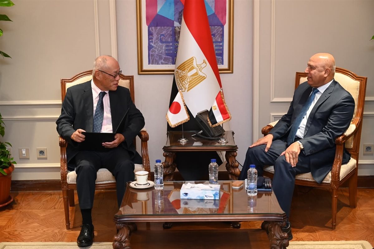 كامل الوزير وسفير اليابان&nbsp;