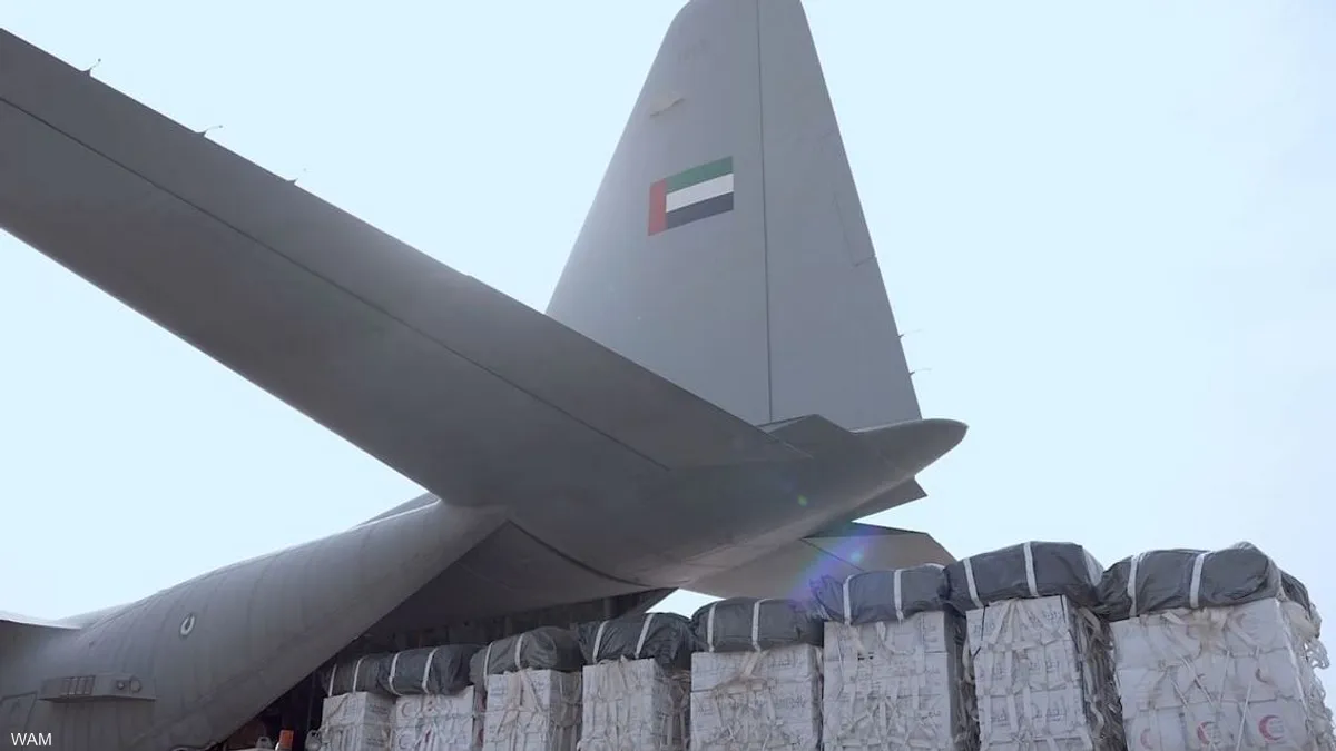 <strong>الإمارات تنفذ الإنزال الـ69 وتُدخل نحو 500 طن غذاء إلى غزة</strong>