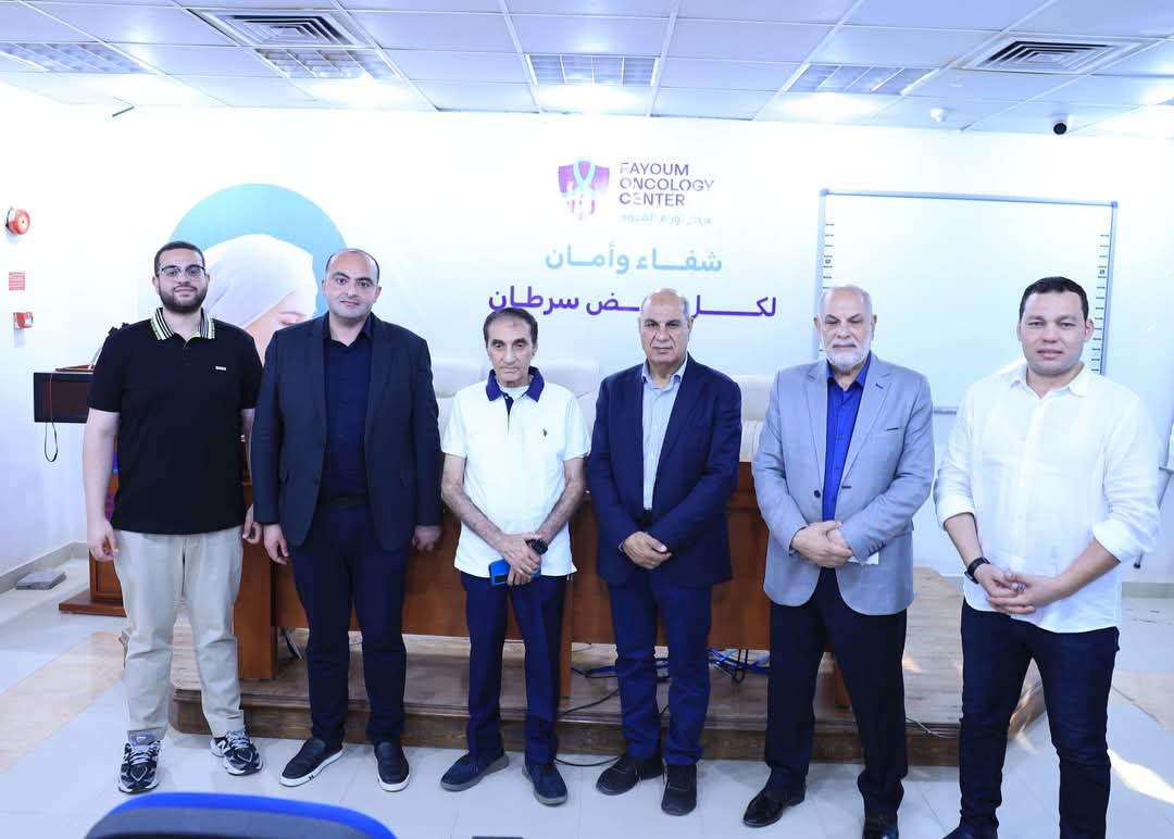 مجلس أمناء جامعة وادى النيل اثناء الزيارة