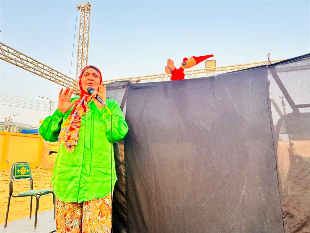 عروض الاراجوز بالمسرح المتنقل بالفيوم