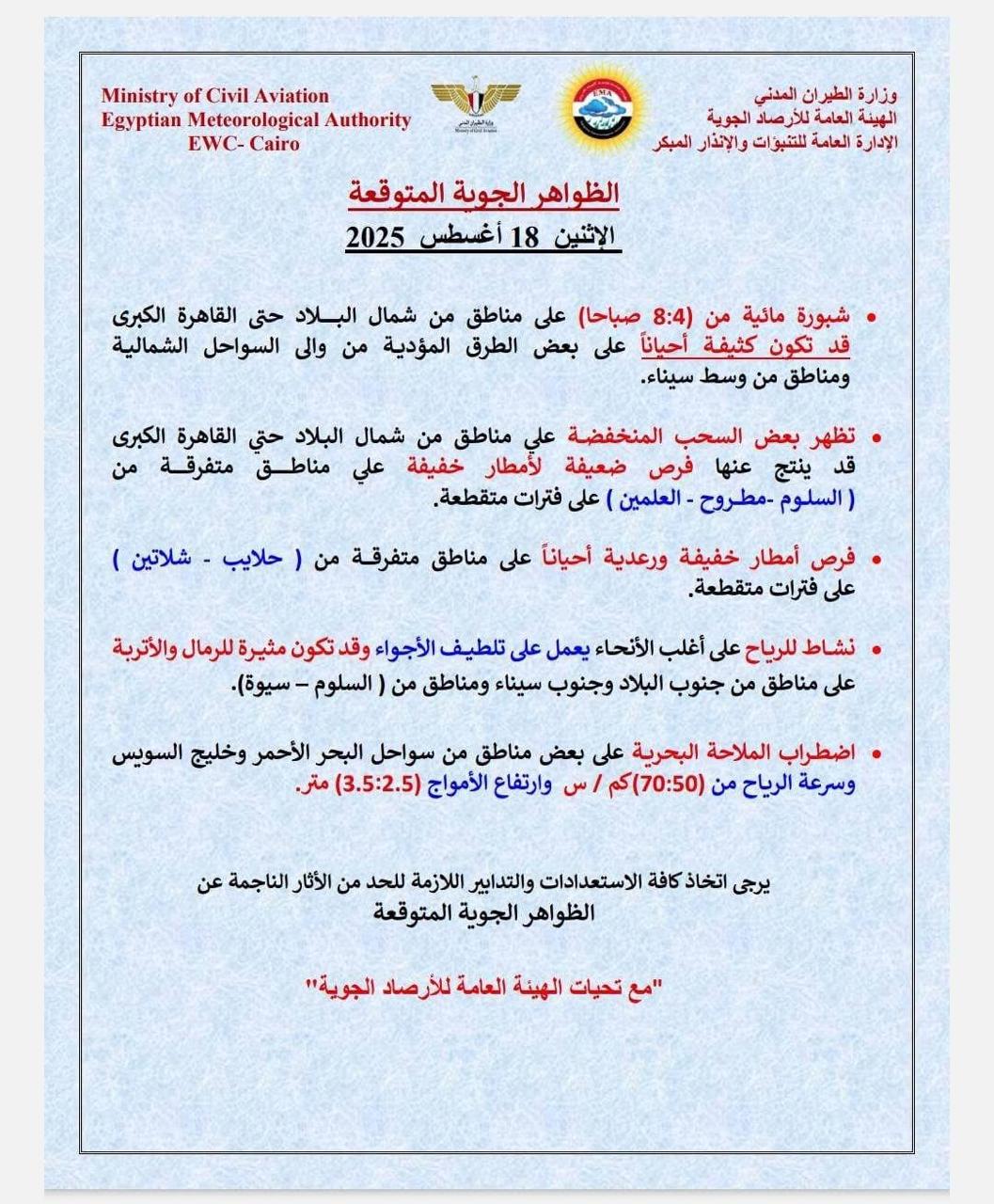 حالة الطقس