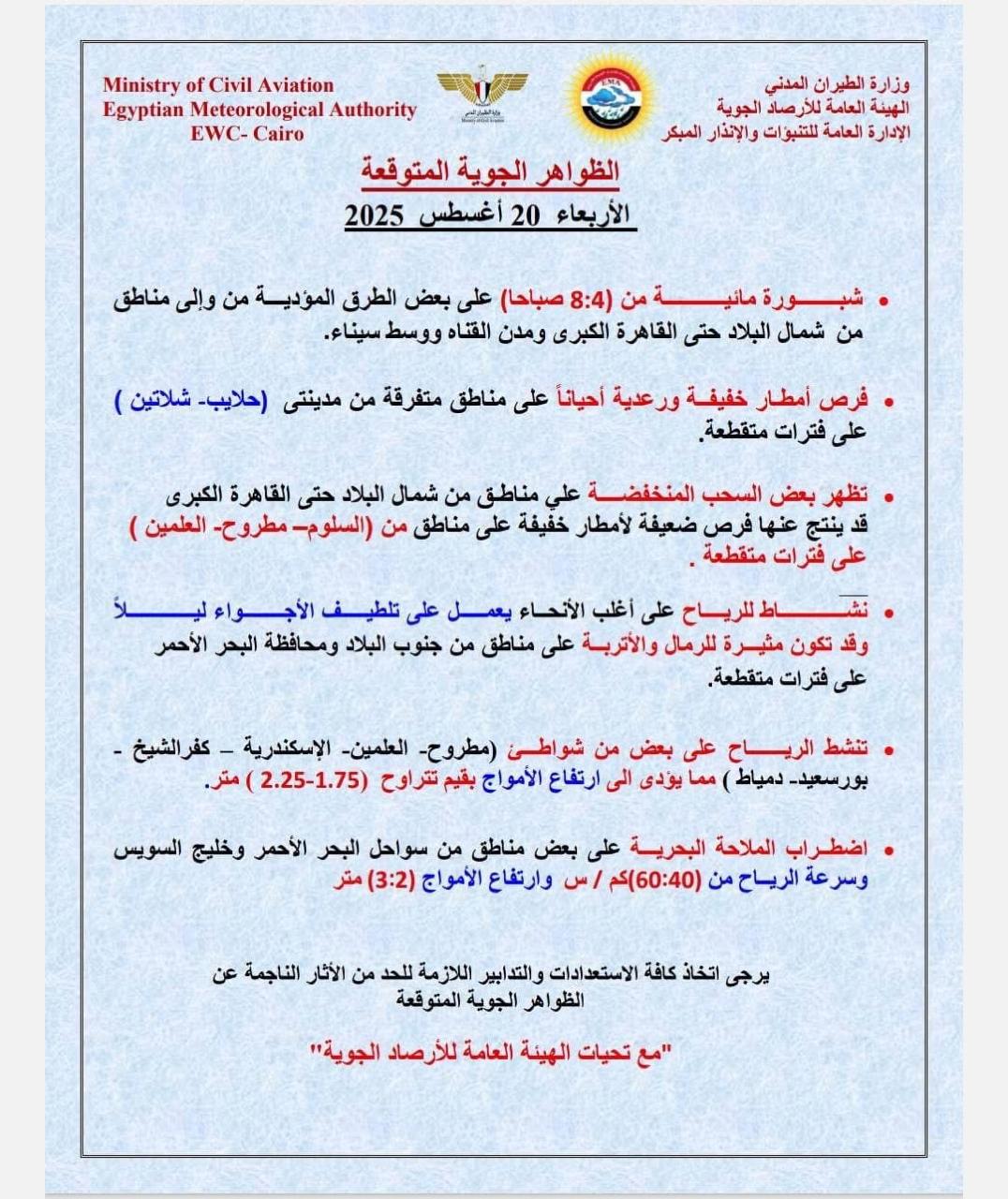 حالة الطقس