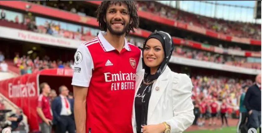 محمد النني وزجته الأولى