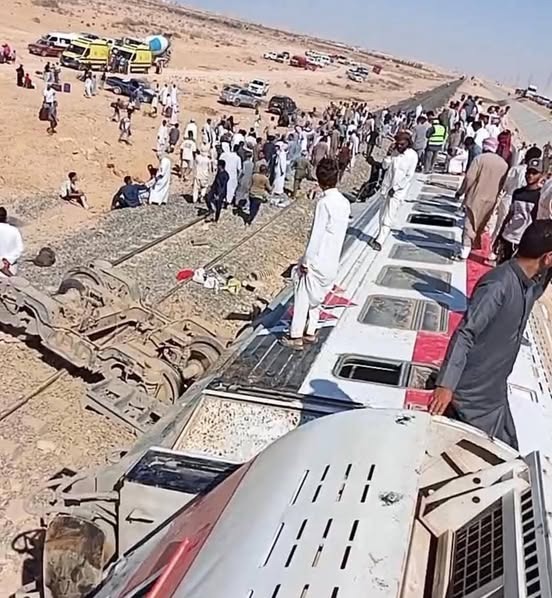 حادث إنقلاب قطار مطروح &nbsp;