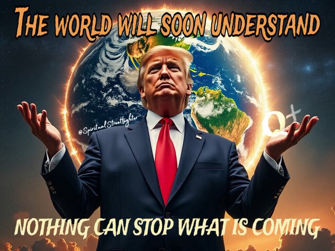 <strong>صورة ترامب المرفقة مع البوست الغامض&nbsp;</strong>