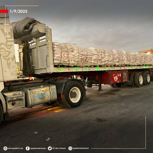 <strong>الدفع بأكثر من 2700 طن مساعدات إنسانية لقطاع غزة اليوم</strong>