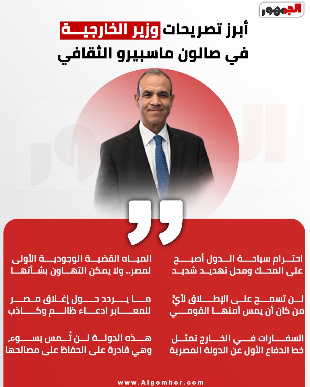 مصر تؤكد تمسكها بالدفاع عن مصالحها وأمنها القومي