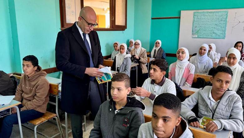 وزير التعليم مع طلاب الثانوية العامة