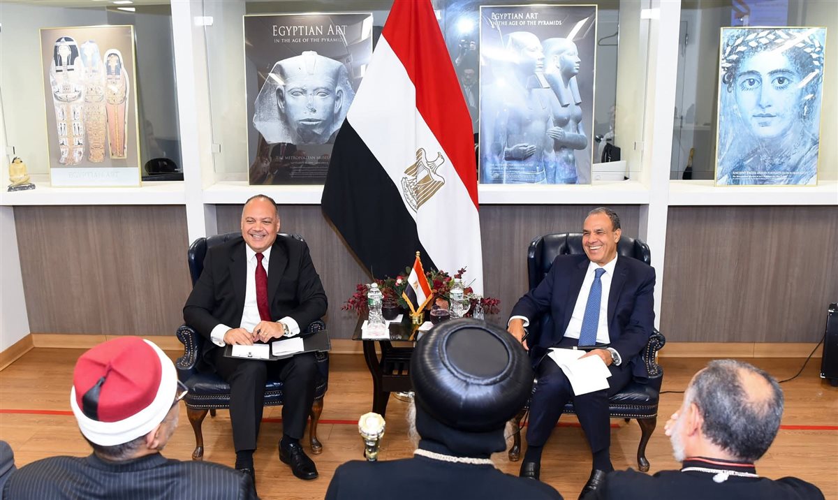 وزير الخارجية وأبناء الجالية المصرية بنيويورك