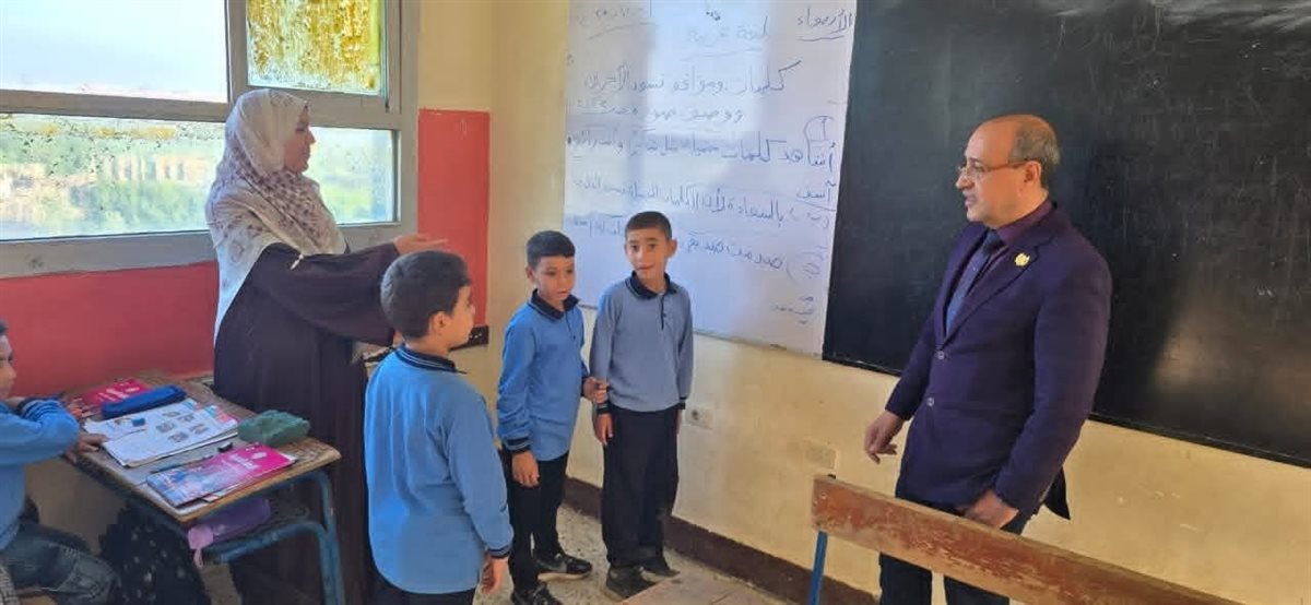 صور من الجولات الميدانية لتفقد المدارس