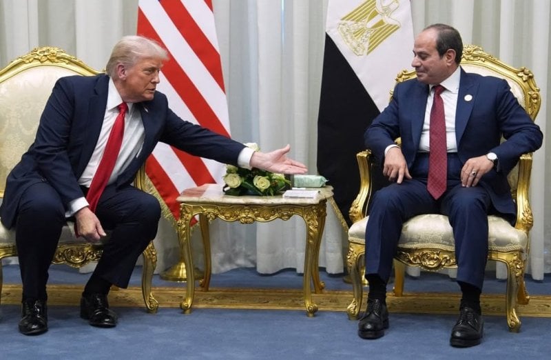 الرئيس عبد الفتاح السيسي ونظيره الأمريكي