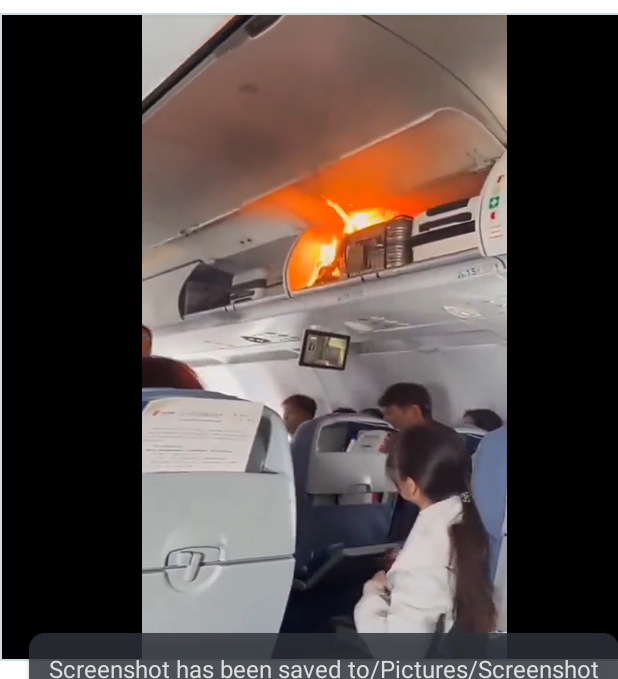 حريق على متن طائرة صينية يجبرها على الهبوط الاضطراري بسبب بطارية ليثيوم
