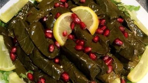 &nbsp;ورق العنب بالرمان