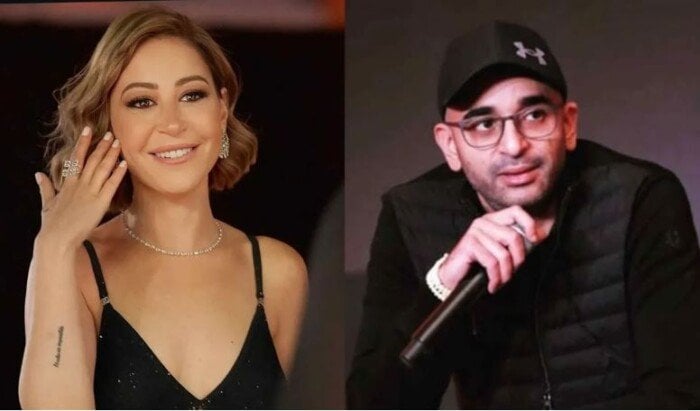 <strong>منة شلبي وأحمد الجنايني</strong>