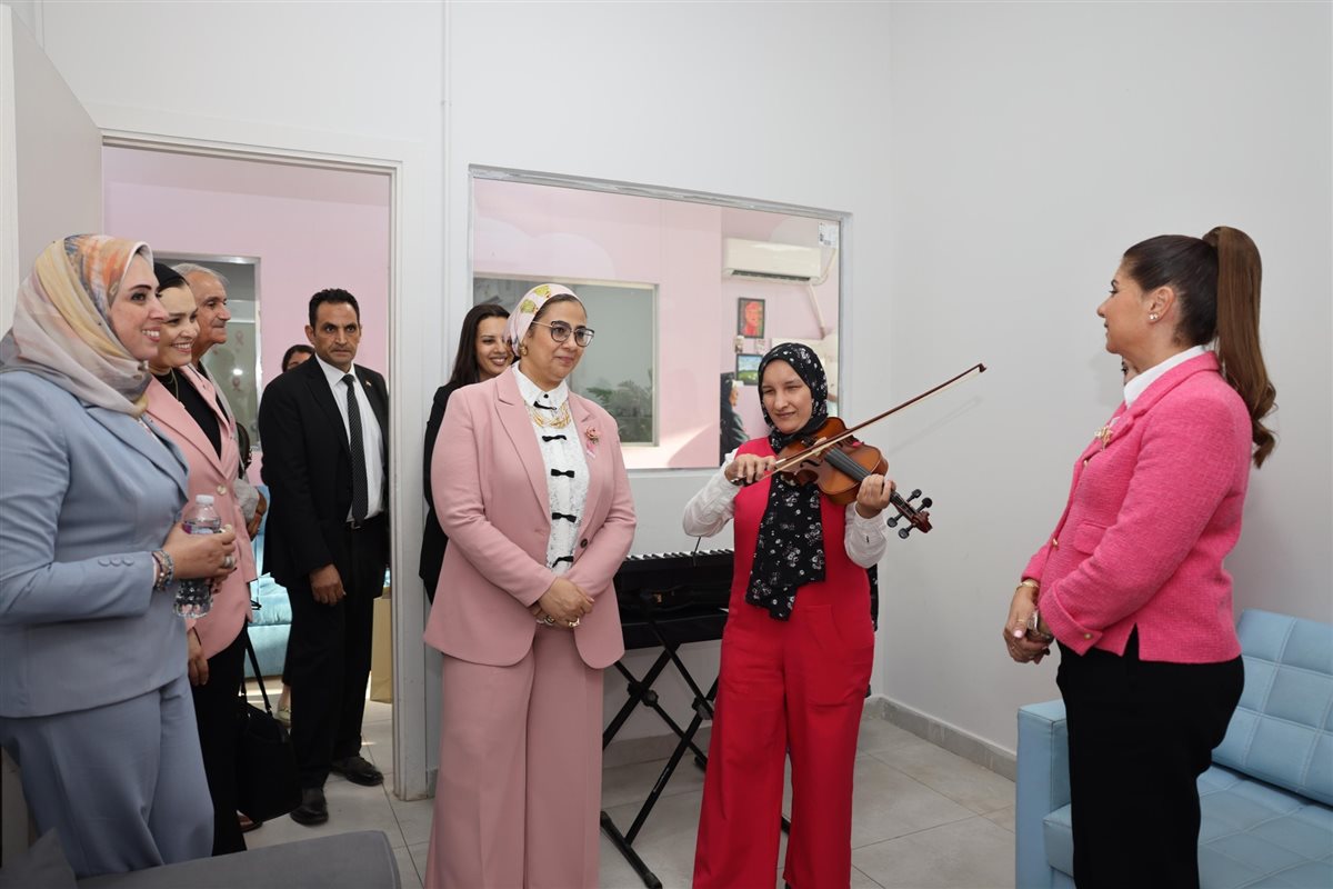 المستشارة أمل عمار تتفقد مستشفى بهية الشيخ زايد&nbsp;